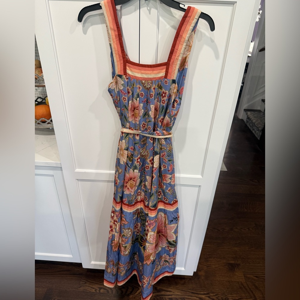 Farm Rio NEW super bloom tapestry cotton blend dress - Picture 10 of 11